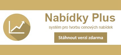 Nabídky Plus - systém pro tvorbu cenových nabídek